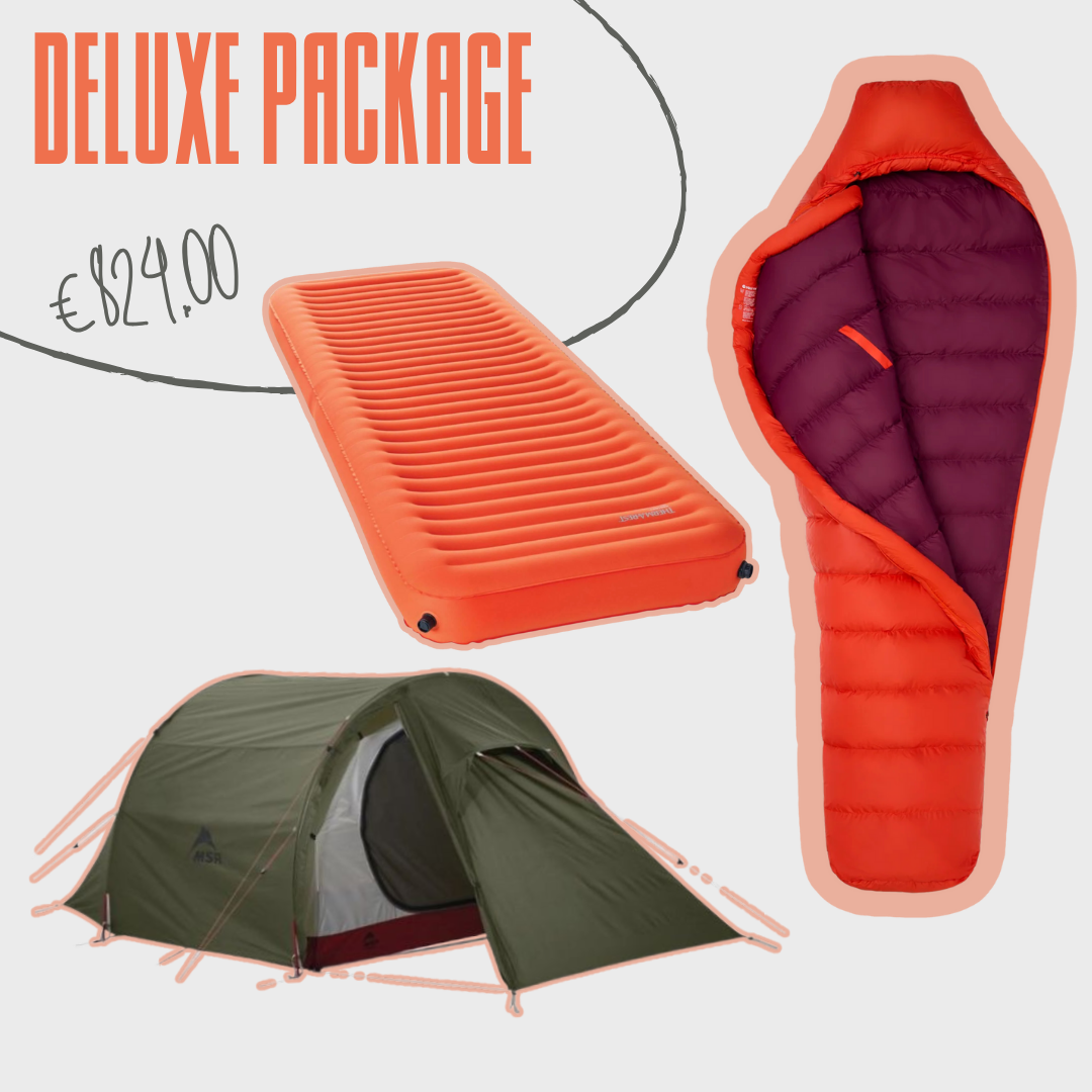 Deluxe Camping Package - 15% off RRP