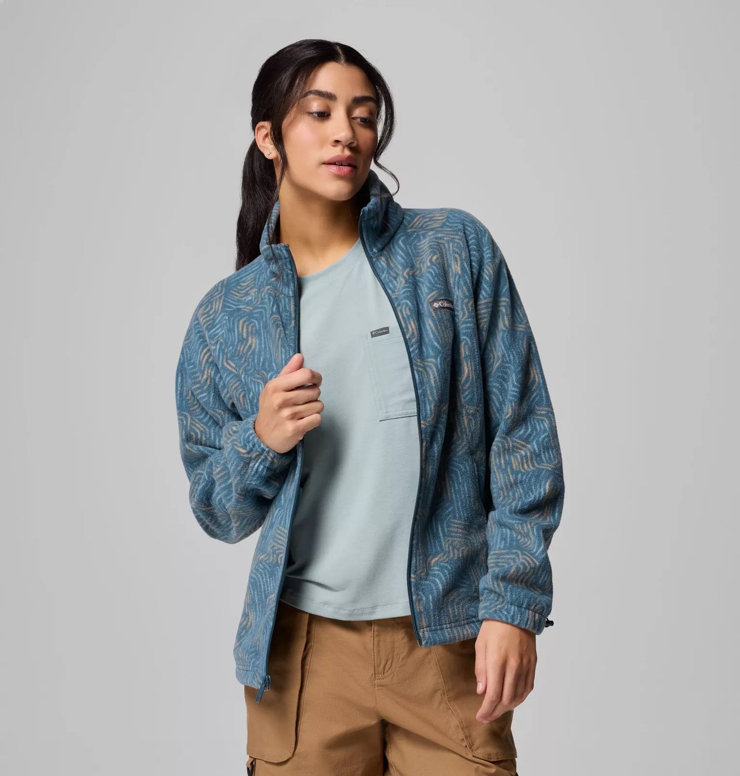 Benton Springs Printed Full Zip
