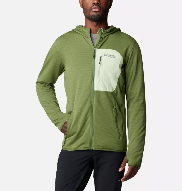 Triple Canyon Grid Fleece Hooded Full Zip Basecamp