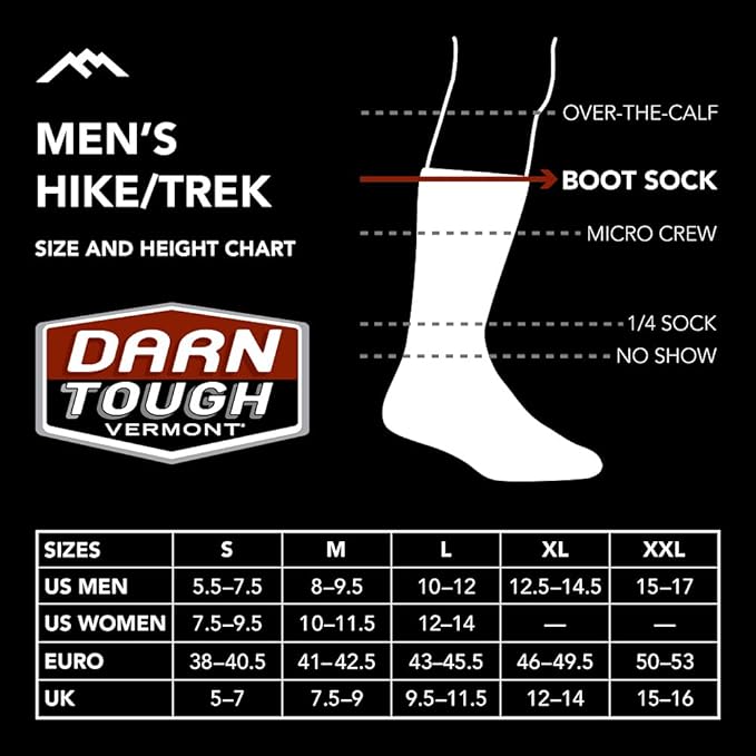 Men's Hiker Micro Crew Midweight Hiking Sock