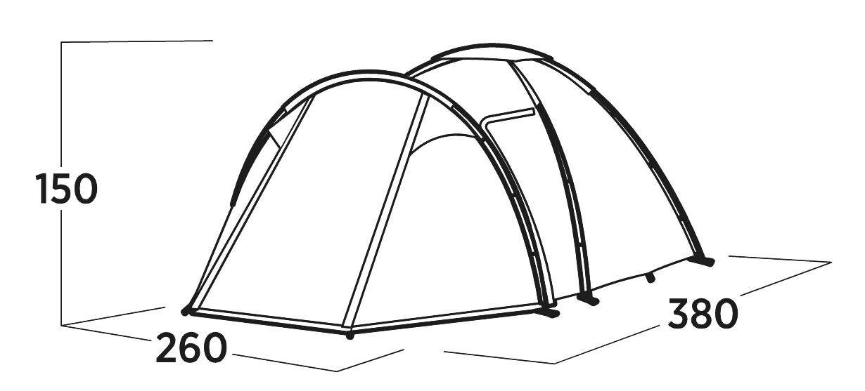 Lomsdal 4 Tent