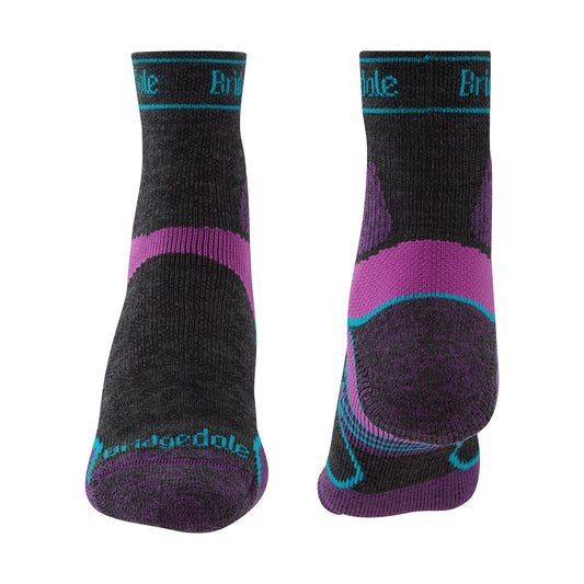 Women's Trail Run Lightweight T2 Sport 3/4 Crew Sock