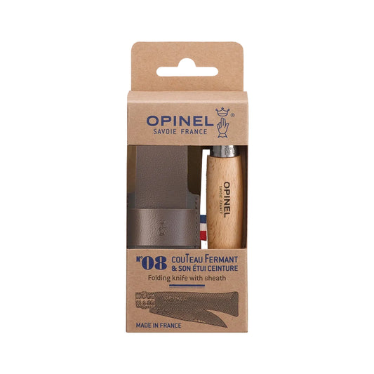 Opinel N°08 Folding Knife + Sheath