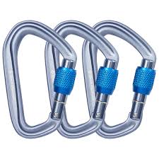 HotForge Screwgate Carabiner 3-Pack