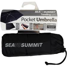 Travelling Light Pocket Umbrella - Black