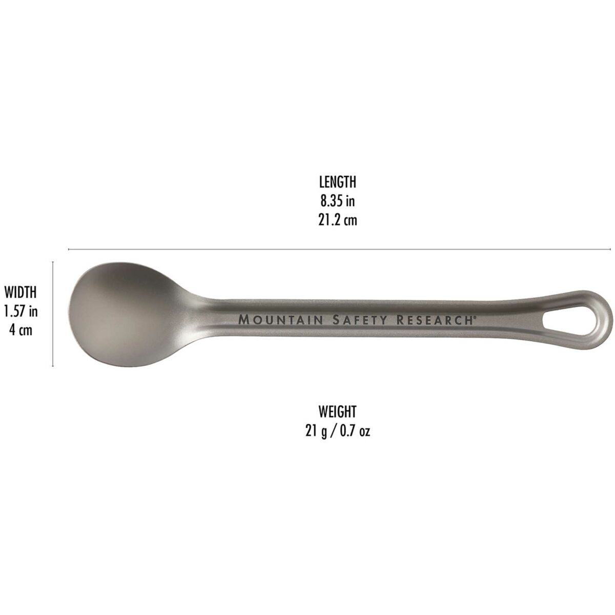 Ultralight Titanium Long Spoon