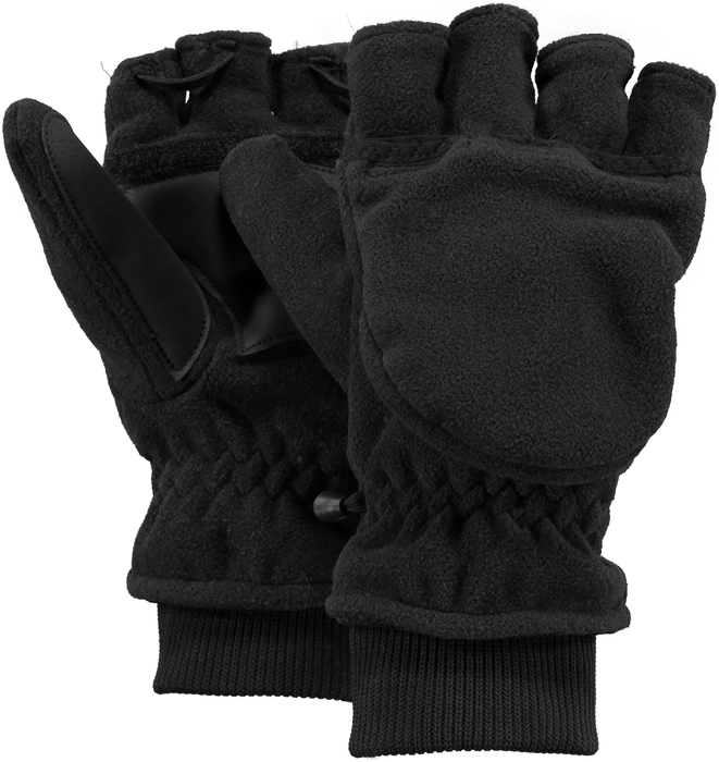 Convertible Mitts Blk XLrg