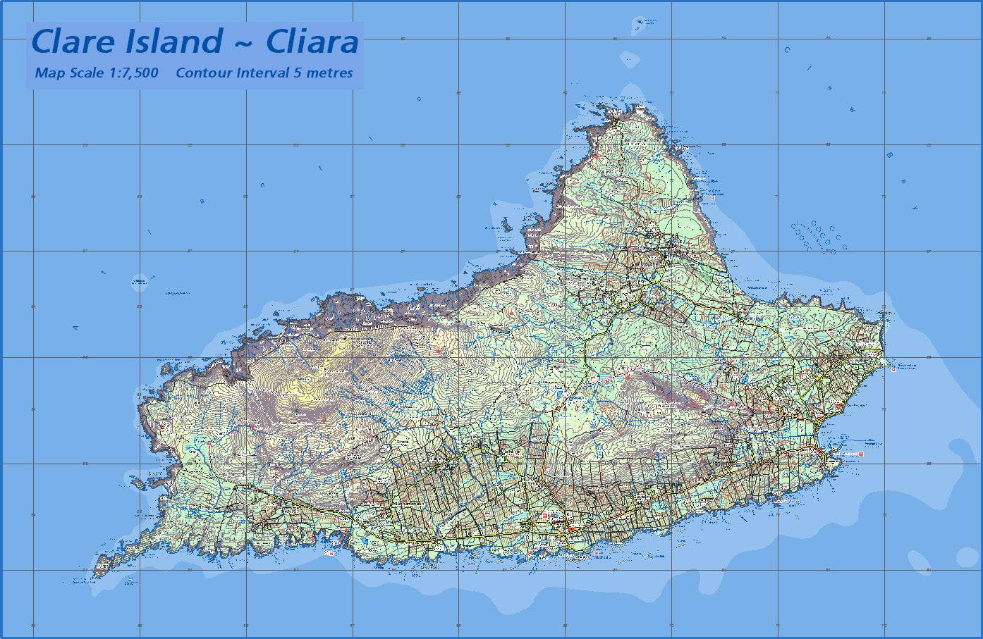 Achill & Corraun/Clare Island Map