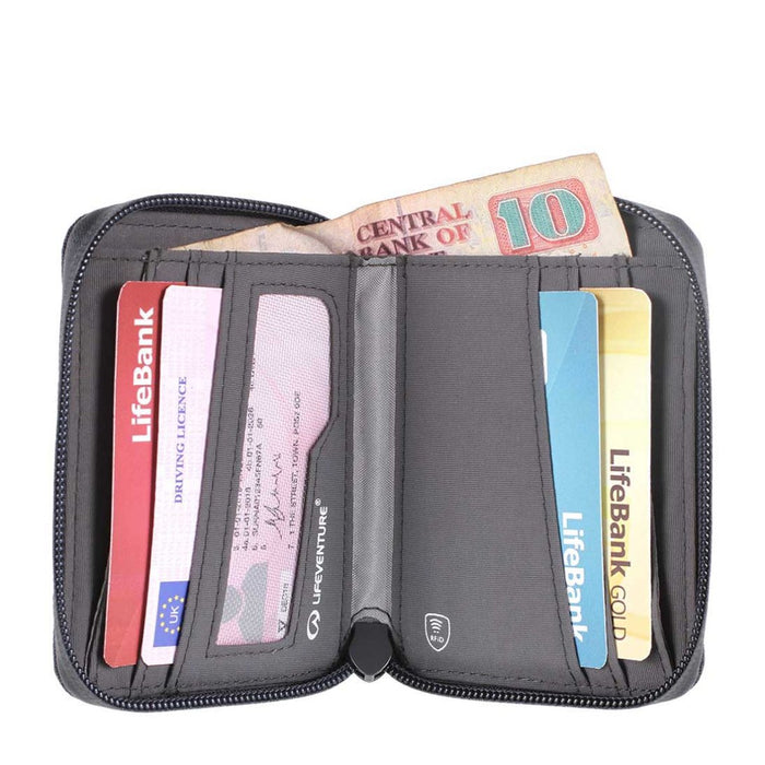 RFID Bi-Fold Wallet Grey