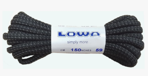 LW Laces Blk/Gry 160