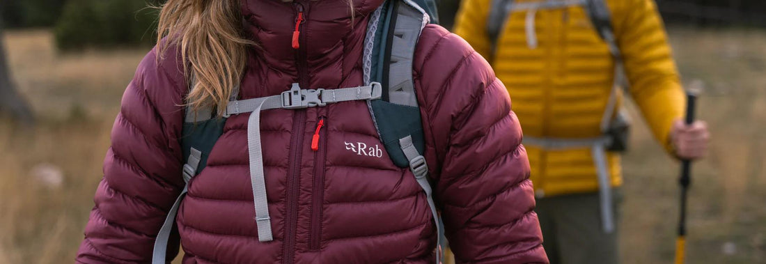 Women wearing hiking jacket