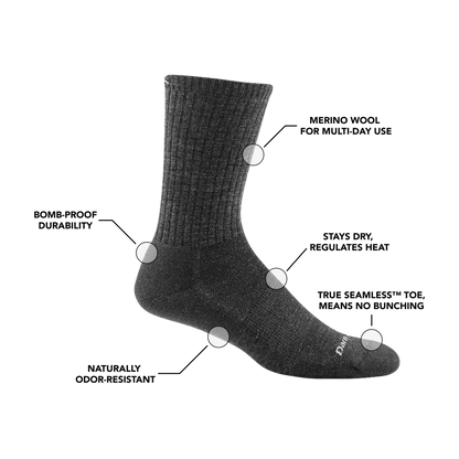 Men's The Standard Crew Cushioned Lightweight Lifestyle Socks