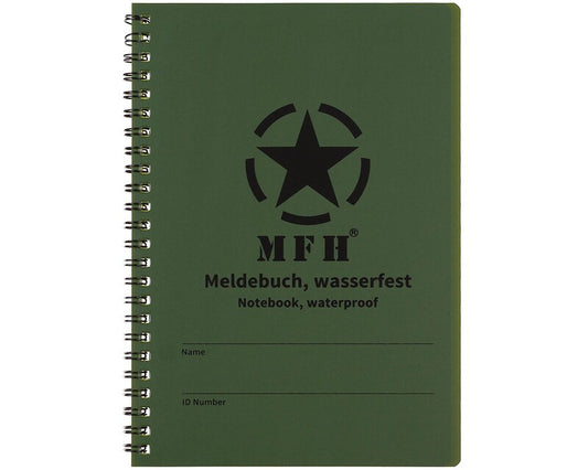 MFH Waterproof Notebook 150 x 210 mm