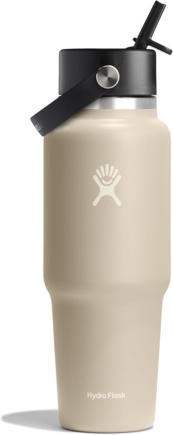 32oz Wide Flex Straw Travel Bottle – Basecamp