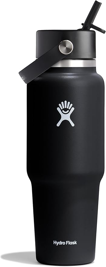 32oz Wide Flex Straw Travel Bottle
