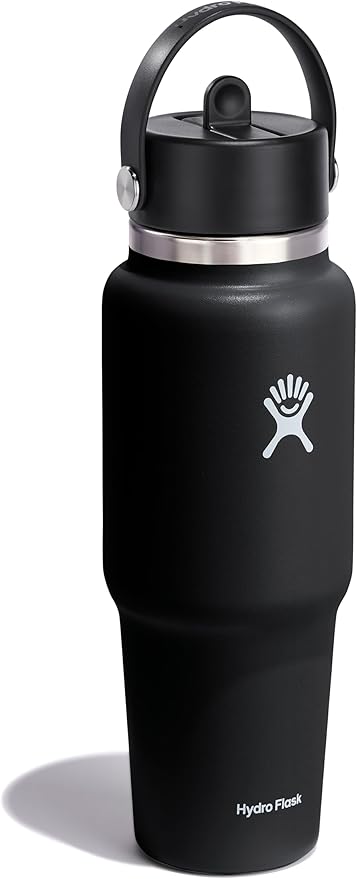 32oz Wide Flex Straw Travel Bottle