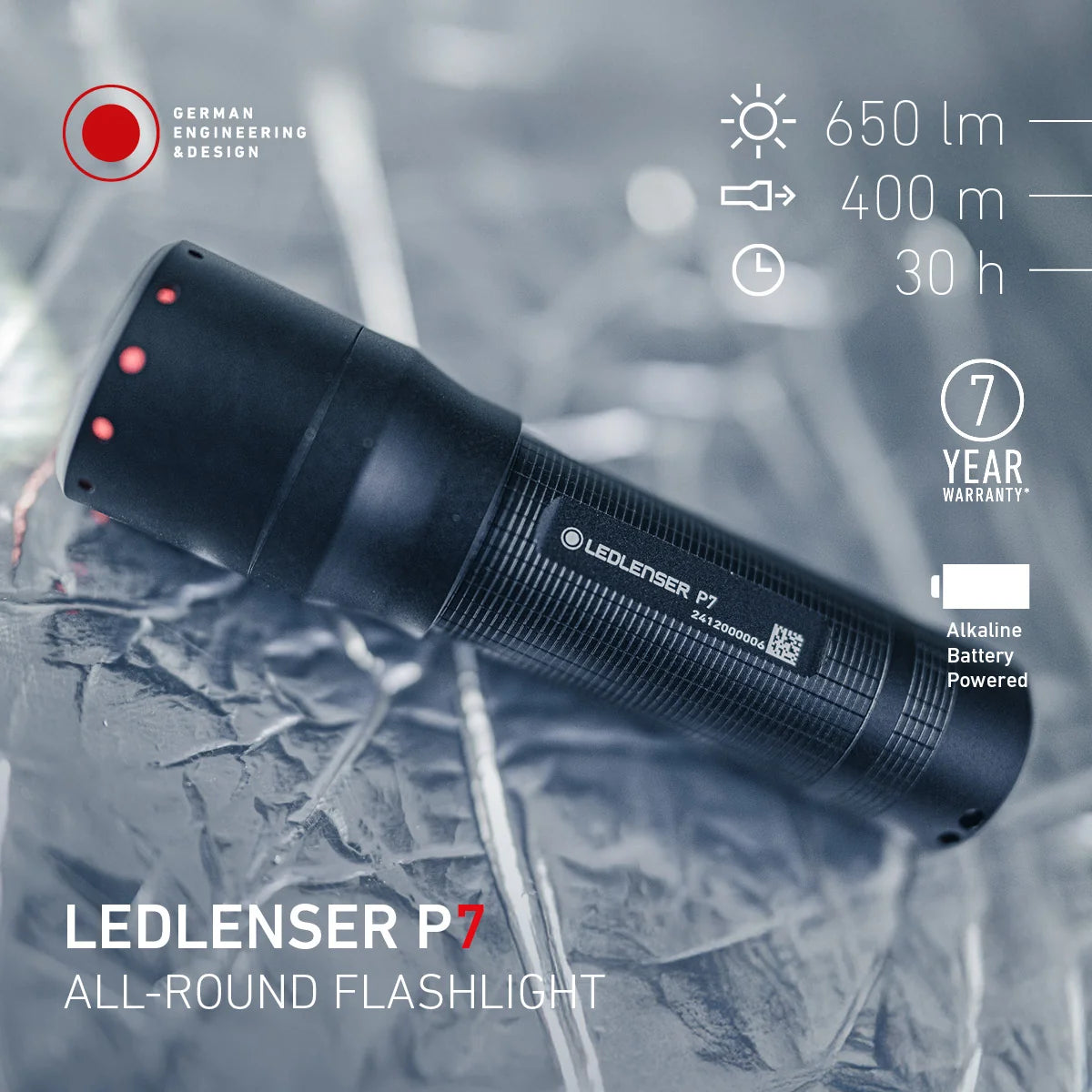 P7 LED Battery Operated Torch