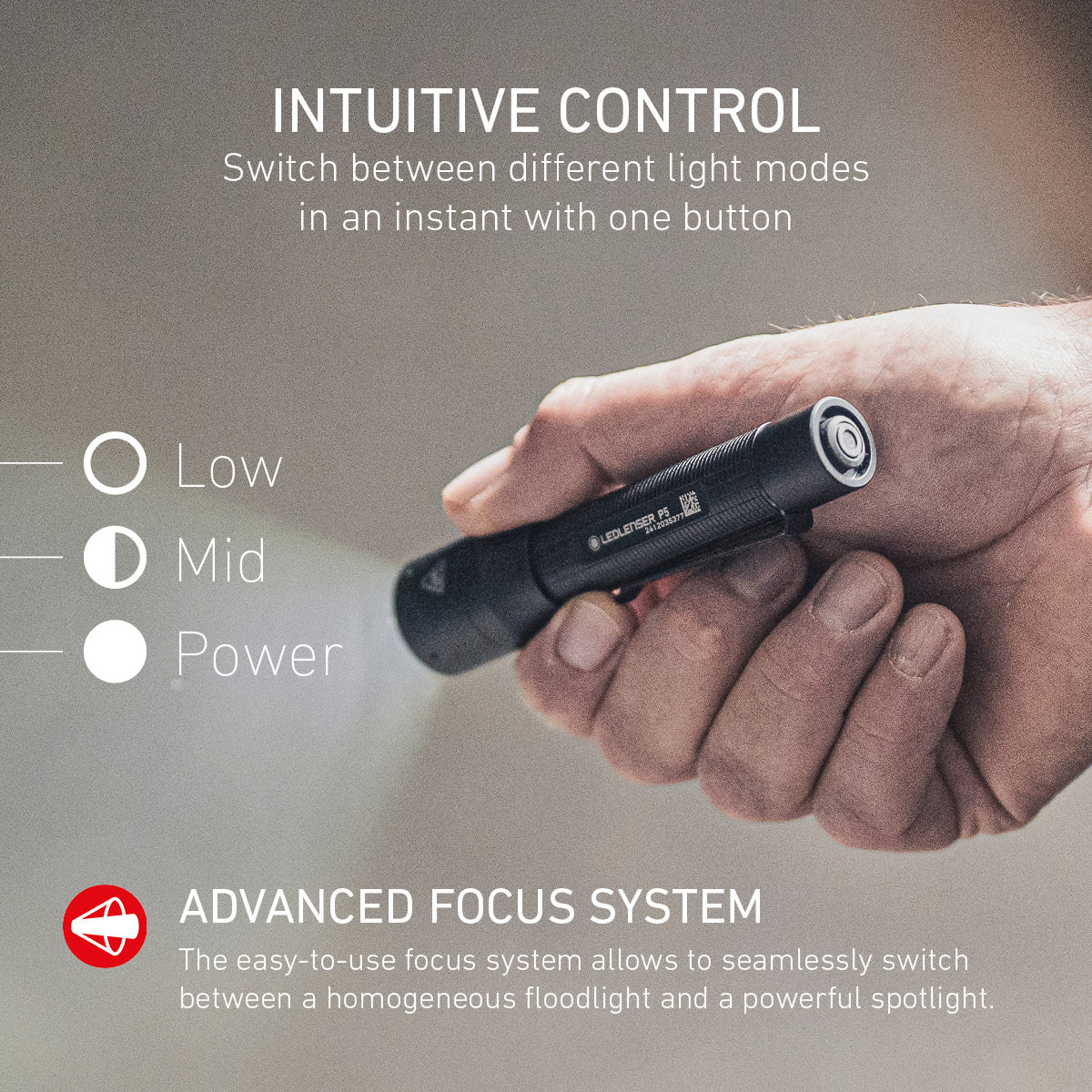 P5 LED Battery Operated Torch