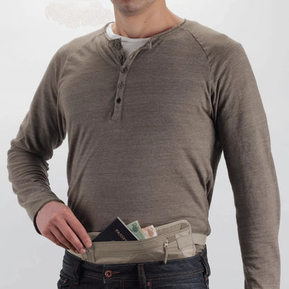 RFID Blocker Money Belt DLX