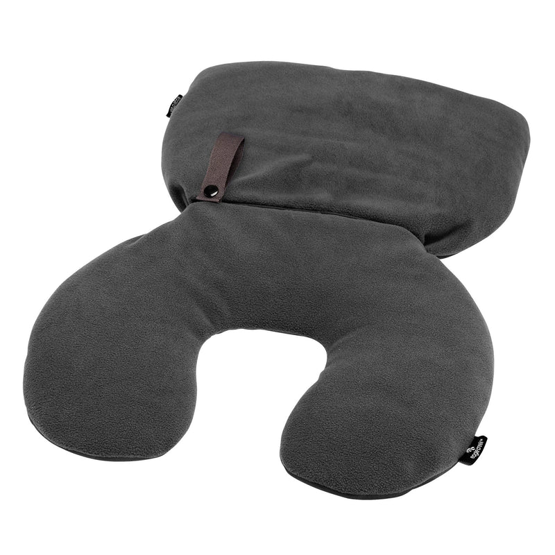 2-in-1 Travel Pillow Ebony