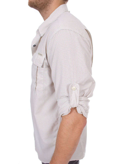 Bugs Away Halo Check Long Sleeve Shirt