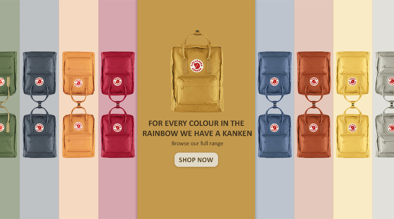 The Kanken Backpack collection, complete range of colours. Backpacks, Daypacks, Laptop Bags
