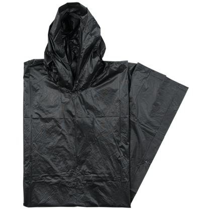 Vinyl Poncho Black