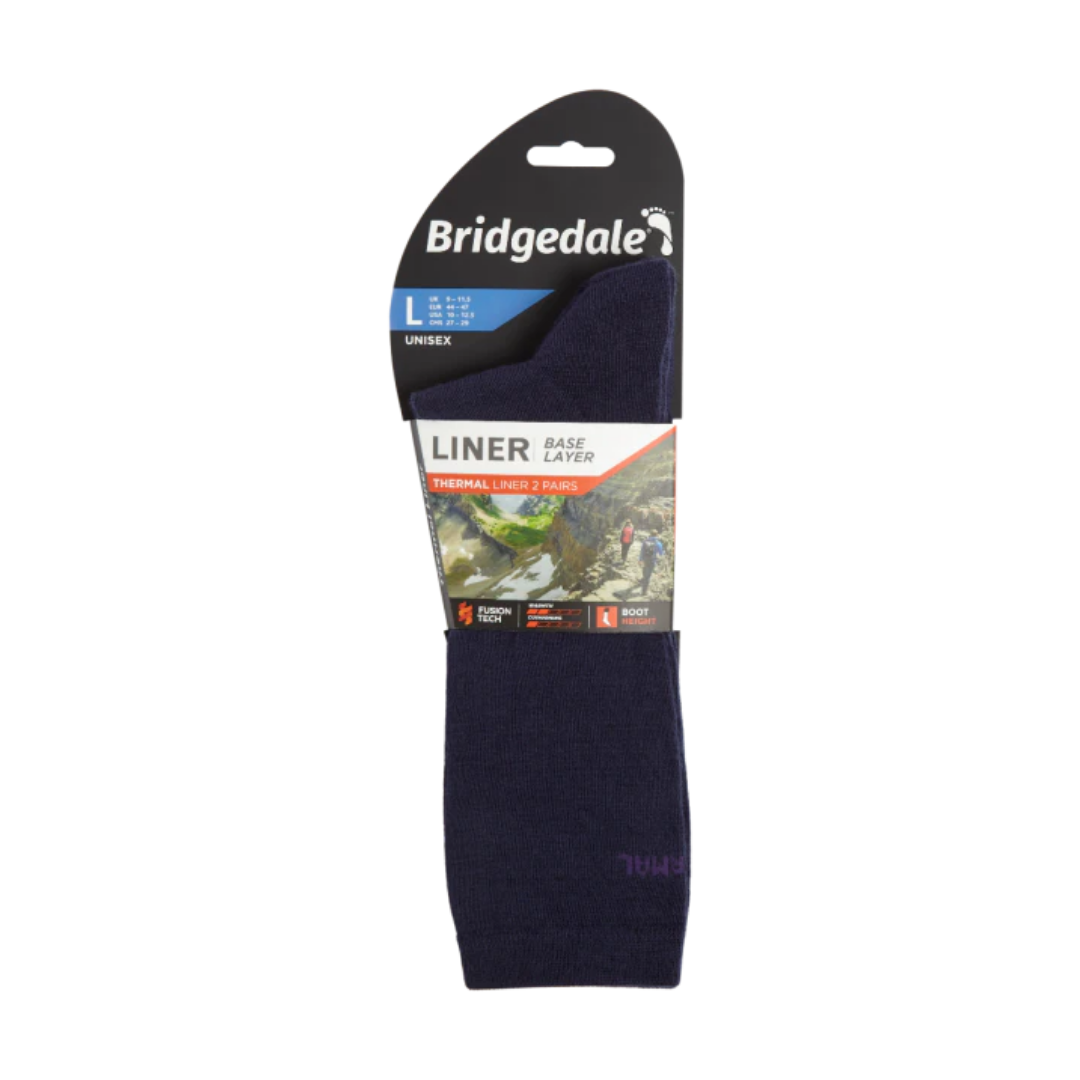 Liner Base Layer Thermal Boot Sock