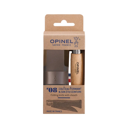 Opinel N°08 Folding Knife + Sheath