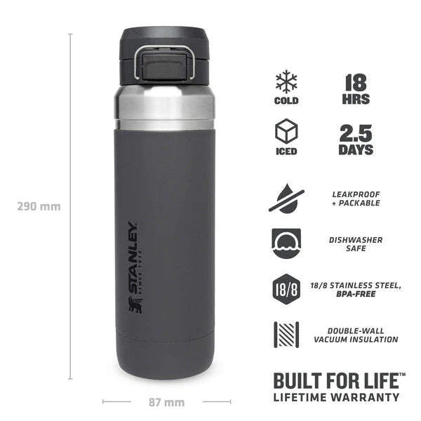 Quick-Flip Water Bottle 0.7L