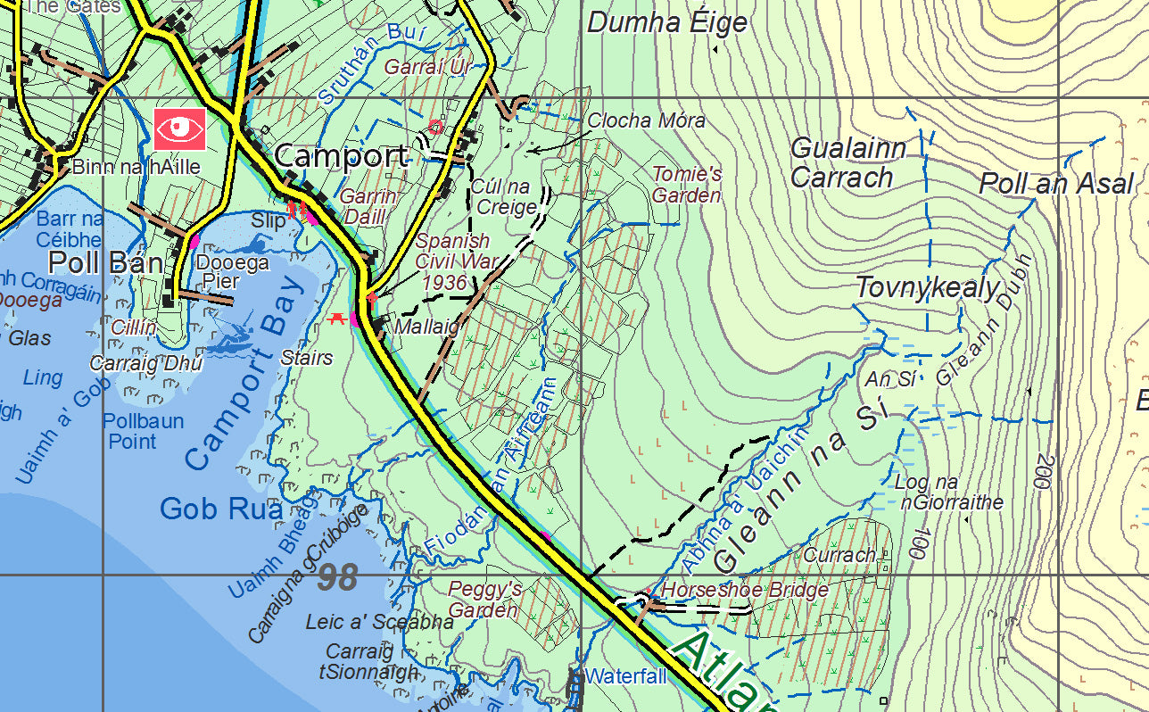 Achill & Corraun/Clare Island Map