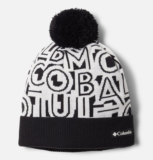 Polar Powder Beanie Black Typo