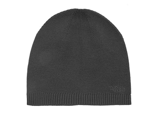 Merino Beanie Heavy Black