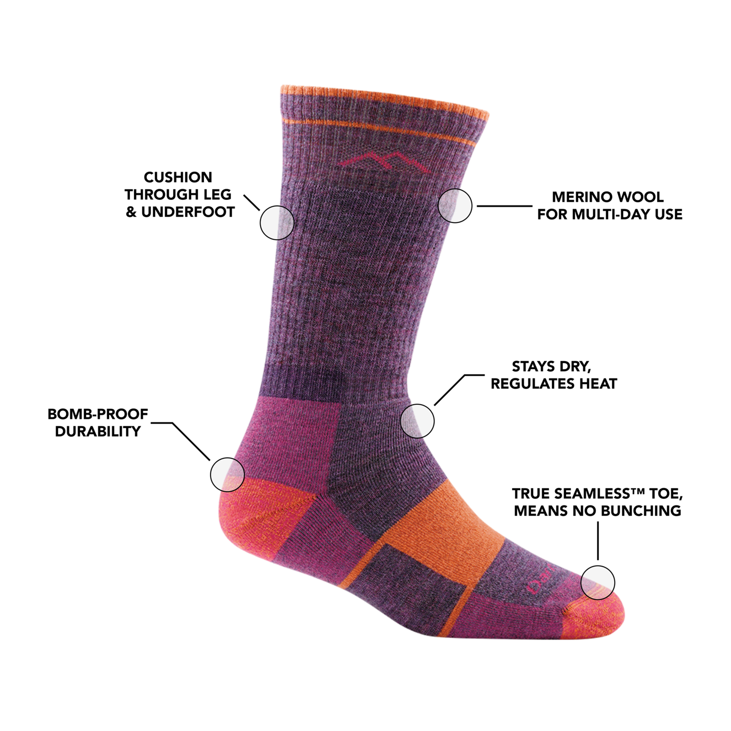 W Hiking Boot Sock