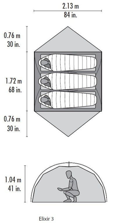 Elixir 3 Tent Green