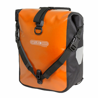 sport roller orange cycling bag